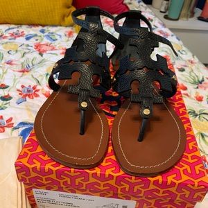 Tory Burch Black Phoebe Sandals